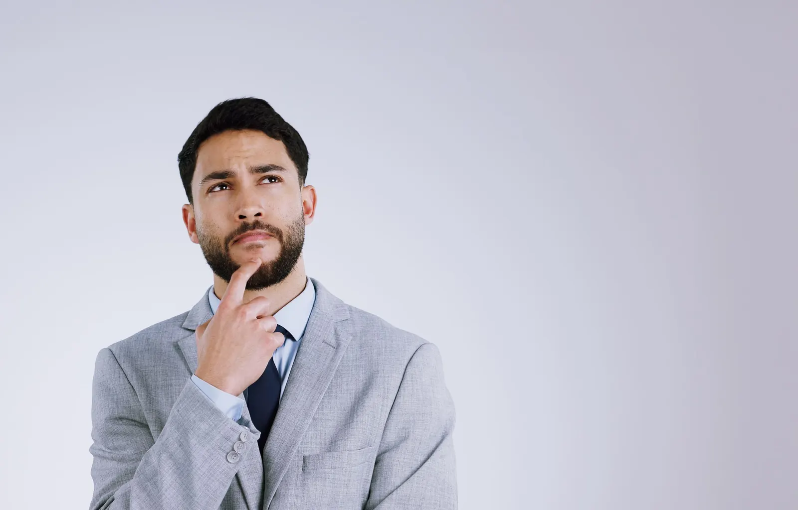 Business man questions